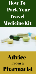 how to pack your travel medicine kit 