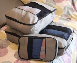 packing cubes - packing for vacation